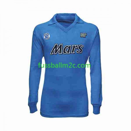 Fußballtrikots SSC Neapel 1989 Retro Heim Trikotsatz 1990 Langarm Fußballtrikots SSC Neapel 1989 Retro Heim Trikotsatz 1990 Langarm